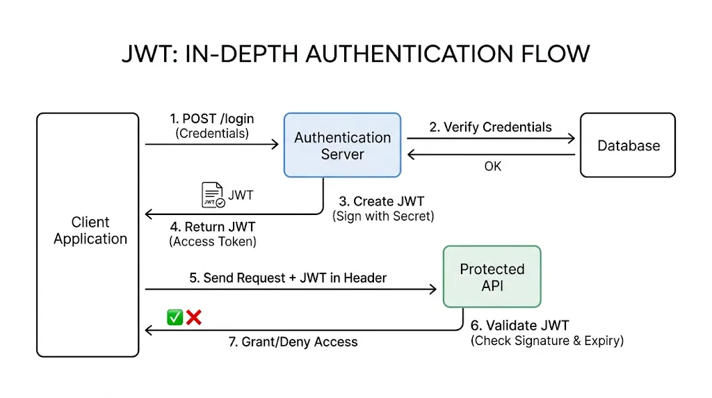 The Complete Guide to JWT: What Happens Behind the Scenes When JSON Web Tokens Authenticate Your Users